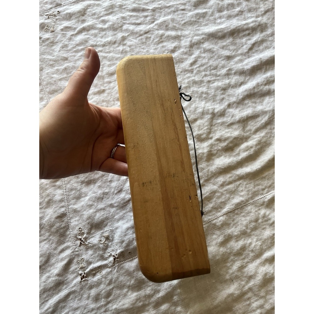 Heart Cut Out Wood Shelf Small Trinket Wall Hanging Peg Board Cottagecore Vtg - Picture 7 of 12